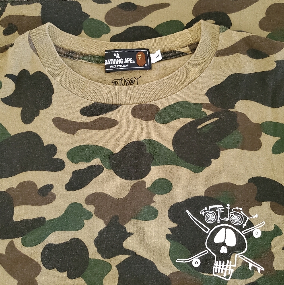A Bathing Ape x Stussy 30 years anniversary Tee